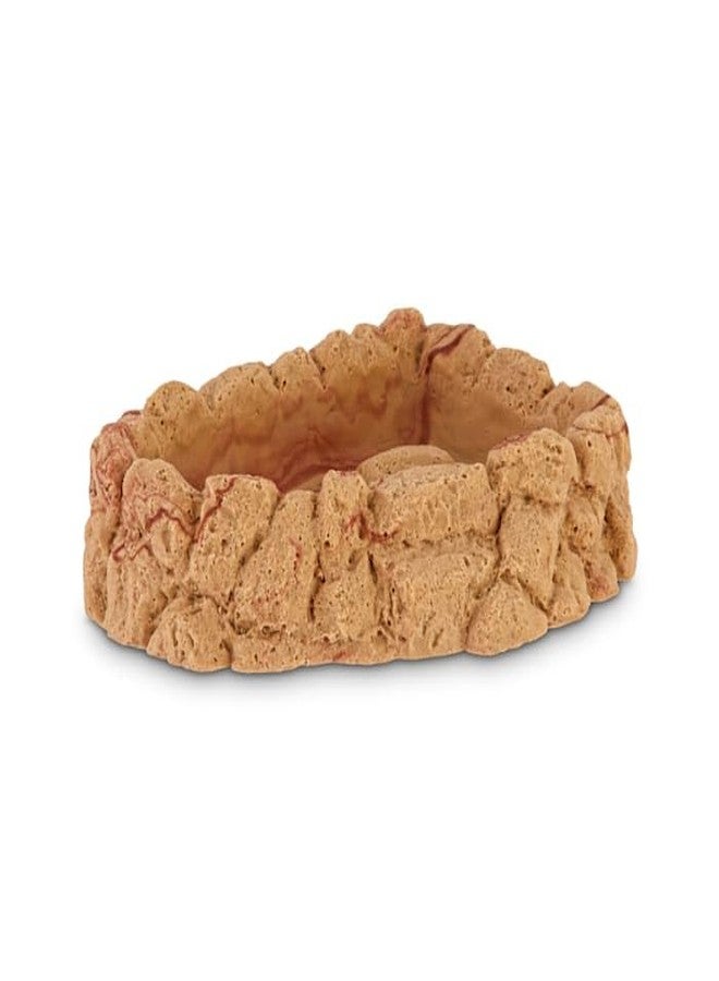 imagitarium Marbled Corner Deep Soaker Reptile Dish, Large - Image 1